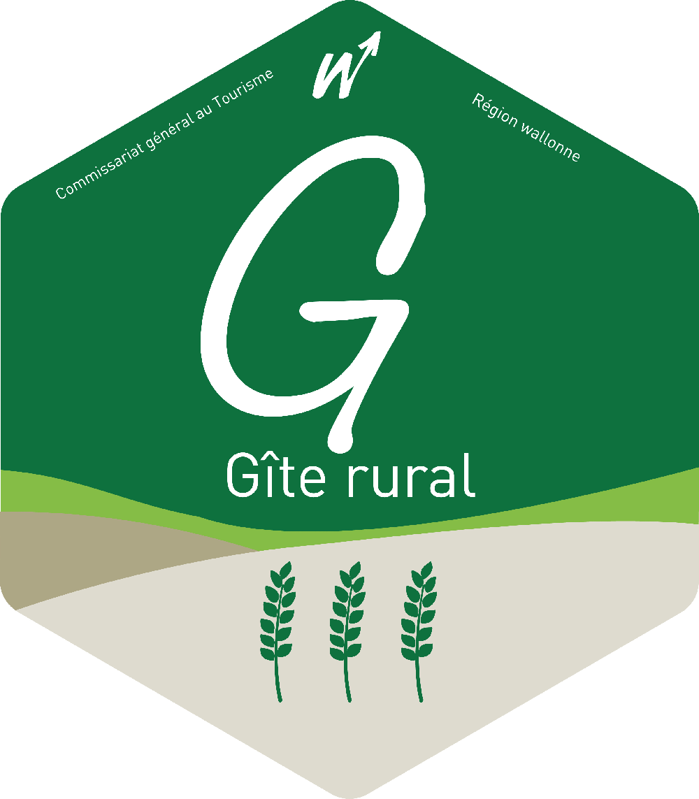 Logo 3 épis, les Gïtes de Ricarmé son reconnu Gîte à la ferme